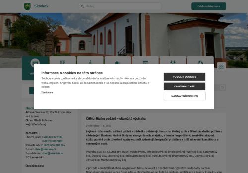 Zobrazit webové stránky Obecní úřad Skorkov