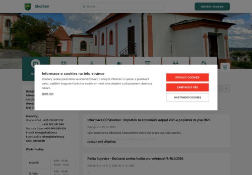 Zobrazit webové stránky Obecní úřad Skorkov