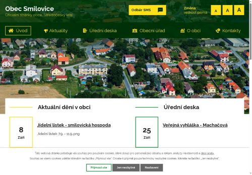 Zobrazit webové stránky Obecní úřad Smilovice