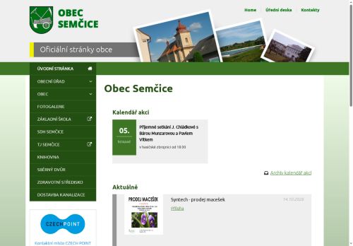 Zobrazit webové stránky Obecní úřad Semčice