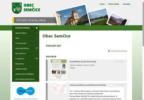 Zobrazit webové stránky Obecní úřad Semčice