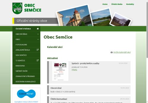 Zobrazit webové stránky Obecní úřad Semčice