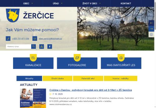 Zobrazit webové stránky Obecní úřad Žerčice