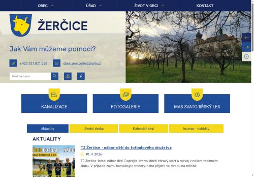 Zobrazit webové stránky Obecní úřad Žerčice