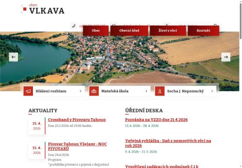 Zobrazit webové stránky Obecní úřad Vlkava