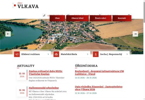 Zobrazit webové stránky Obecní úřad Vlkava