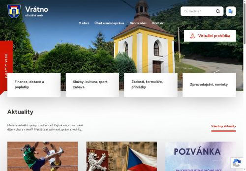 Zobrazit webové stránky Obecní úřad Vrátno