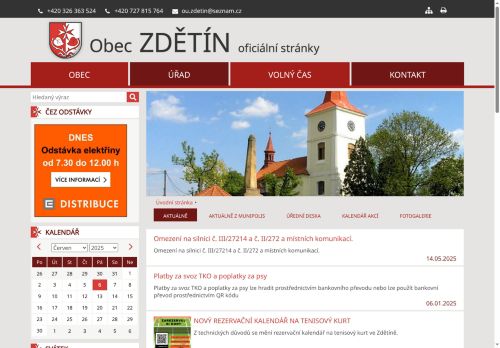 Zobrazit webové stránky Obecní úřad Zdětín
