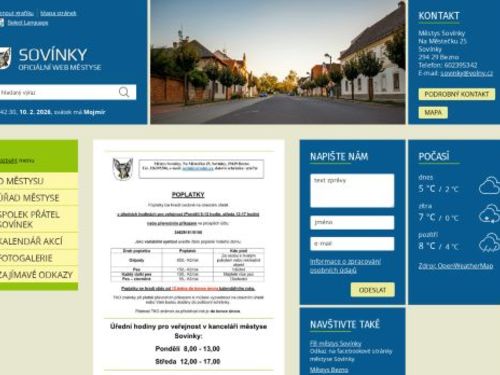 Úřad městyse Sovínky