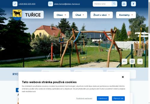Zobrazit webové stránky Obecní úřad Tuřice
