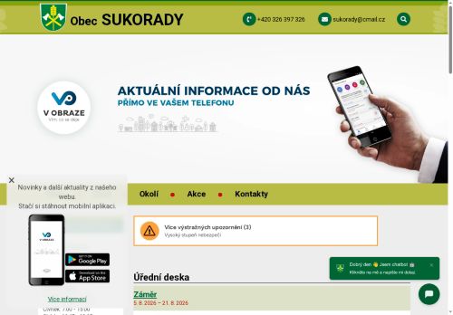 Zobrazit webové stránky Obecní úřad Sukorady