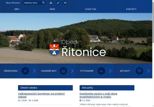Zobrazit webové stránky Obecní úřad Řitonice
