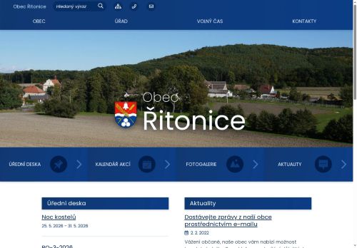 Zobrazit webové stránky Obecní úřad Řitonice