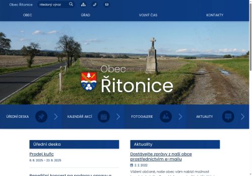 Zobrazit webové stránky Obecní úřad Řitonice