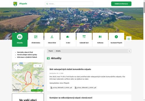 Zobrazit webové stránky Obecní úřad Přepeře
