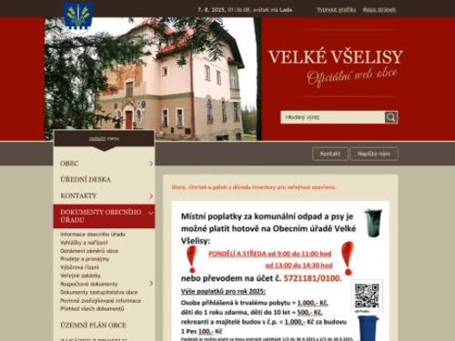 Obecní úřad Velké Všelisy