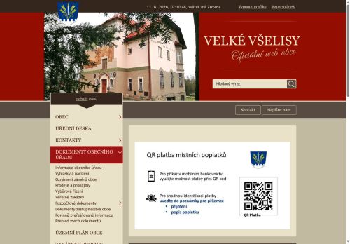 Zobrazit webové stránky Obecní úřad Velké Všelisy