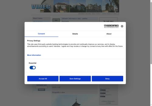 Zobrazit webové stránky Obecní úřad Vinec