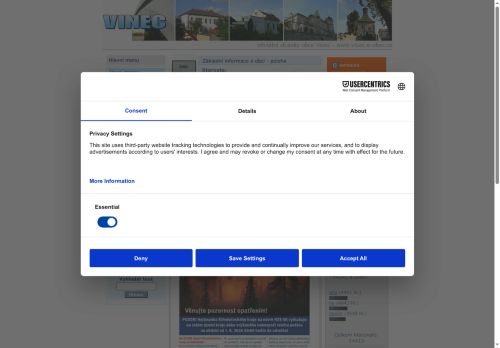 Zobrazit webové stránky Obecní úřad Vinec