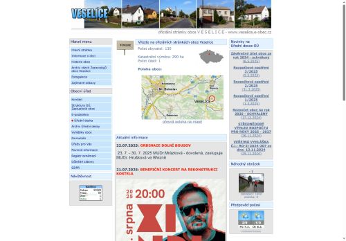 Zobrazit webové stránky Obecní úřad Veselice