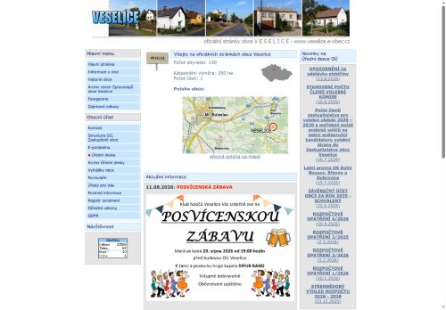 Zobrazit webové stránky Obecní úřad Veselice