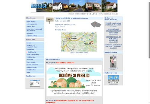Zobrazit webové stránky Obecní úřad Veselice