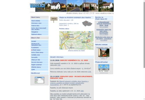 Zobrazit webové stránky Obecní úřad Veselice