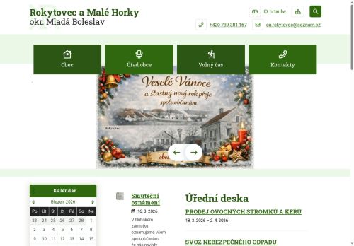Zobrazit webové stránky Obecní úřad Rokytovec