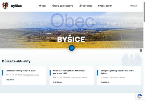 Zobrazit webové stránky Obecní úřad Byšice