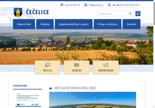 Zobrazit webové stránky Obecní úřad Čečelice