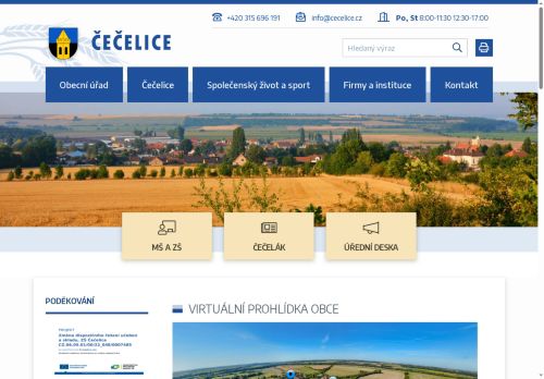 Zobrazit webové stránky Obecní úřad Čečelice