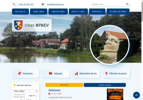 Zobrazit webové stránky Obecní úřad Býkev