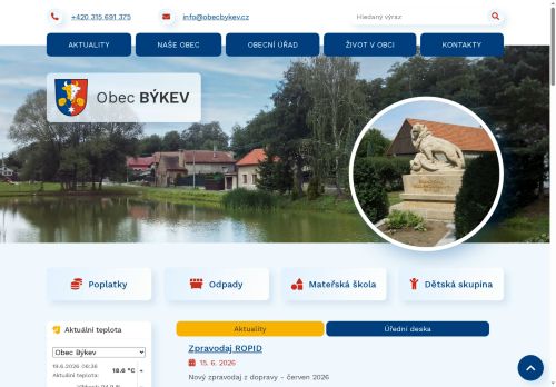 Zobrazit webové stránky Obecní úřad Býkev