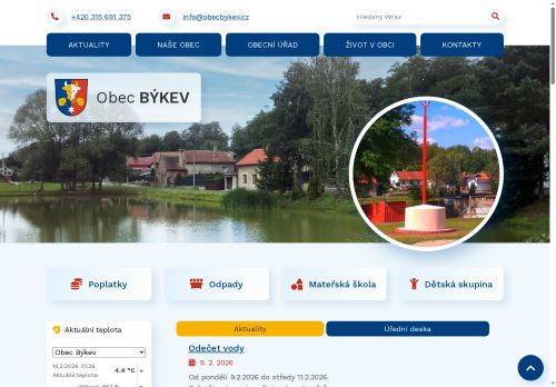 Zobrazit webové stránky Obecní úřad Býkev
