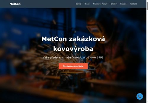 JHMetCon s.r.o nabízí práci na pozici Stavební zámečníci v obci Předboj