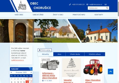 Zobrazit webové stránky Obecní úřad Chorušice