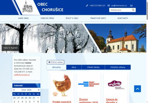 Zobrazit webové stránky Obecní úřad Chorušice