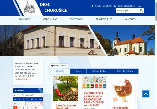 Zobrazit webové stránky Obecní úřad Chorušice