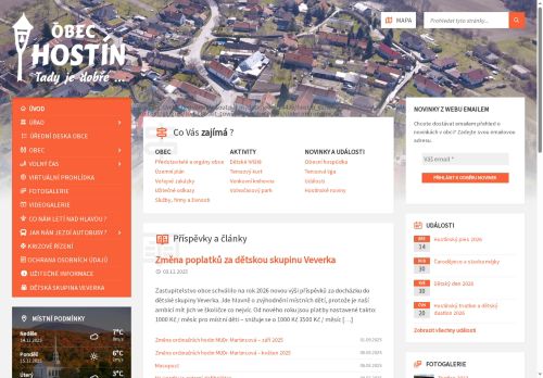 Zobrazit webové stránky Obecní úřad Hostín