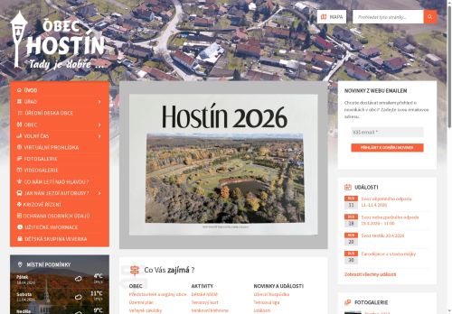 Zobrazit webové stránky Obecní úřad Hostín