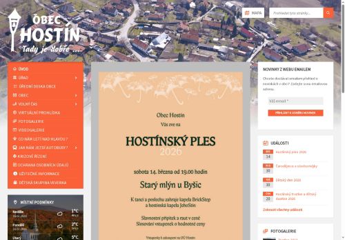 Zobrazit webové stránky Obecní úřad Hostín