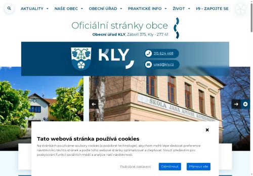 Zobrazit webové stránky Obecní úřad Kly