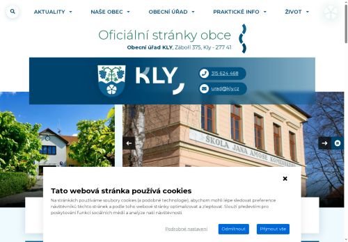 Zobrazit webové stránky Obecní úřad Kly
