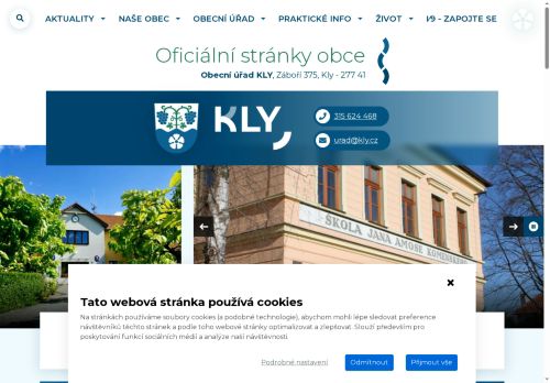 Zobrazit webové stránky Obecní úřad Kly