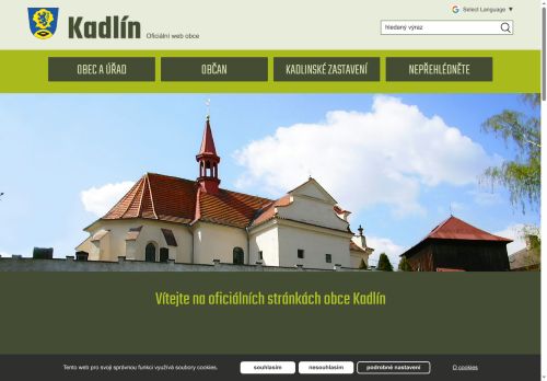 Zobrazit webové stránky Obecní úřad Kadlín