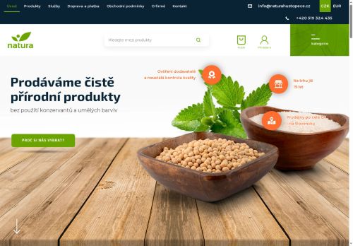 Zobrazit webové stránky NATURA HUSTOPEČE, s.r.o.