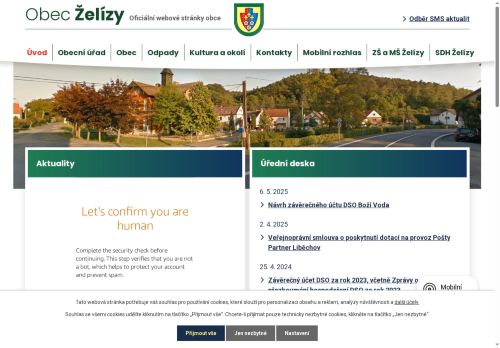 Zobrazit webové stránky Obecní úřad Želízy