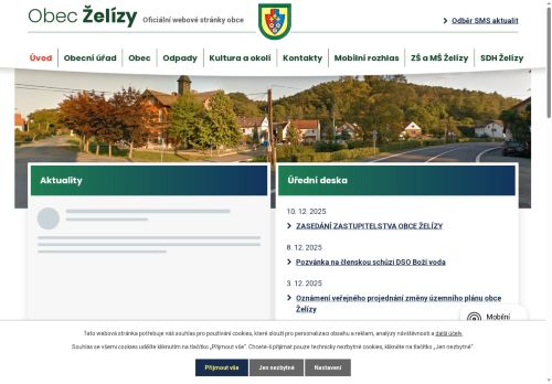 Zobrazit webové stránky Obecní úřad Želízy