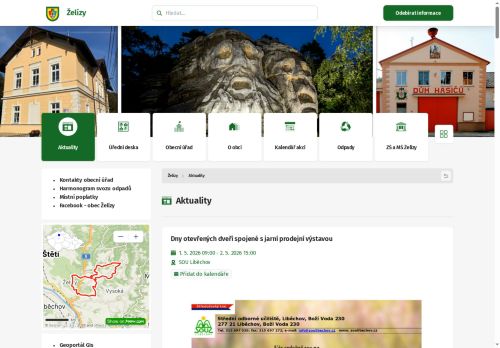 Zobrazit webové stránky Obecní úřad Želízy