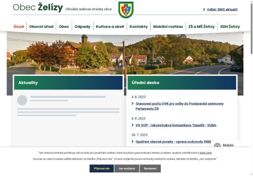 Zobrazit webové stránky Obecní úřad Želízy